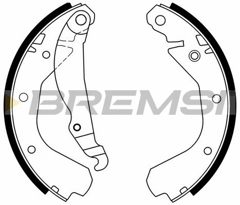 Brake Shoe Set (GF0352)