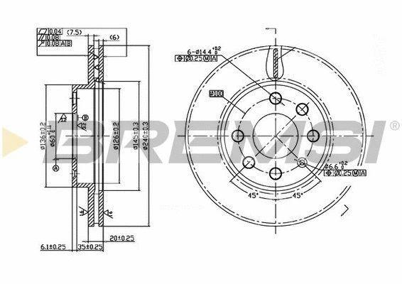 Brake Disc (CD7130V)