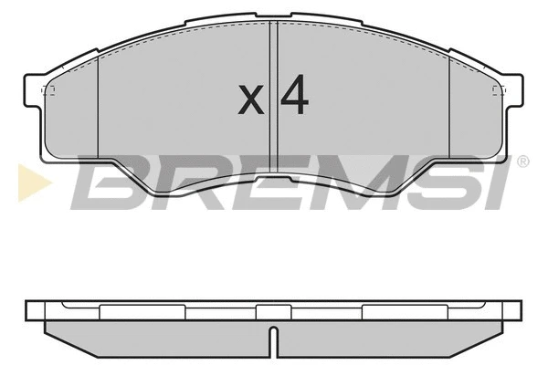 Brake Pad Set, disc brake (BP3375)