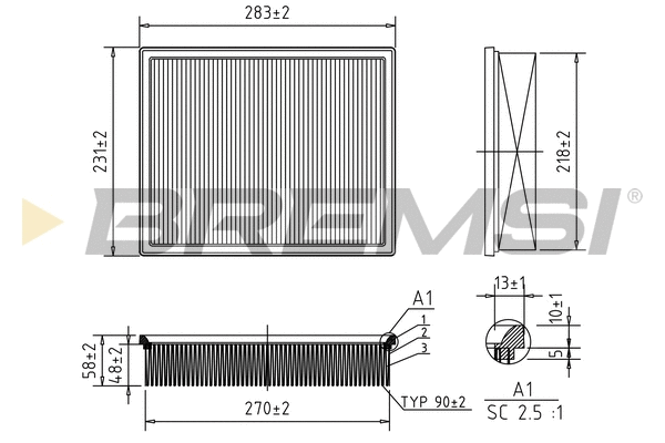 Air Filter (FA0551)