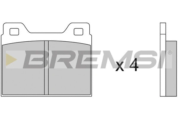 Brake Pad Set, disc brake (BP2062)
