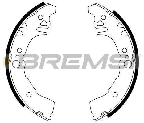 Brake Shoe Set (GF0939)
