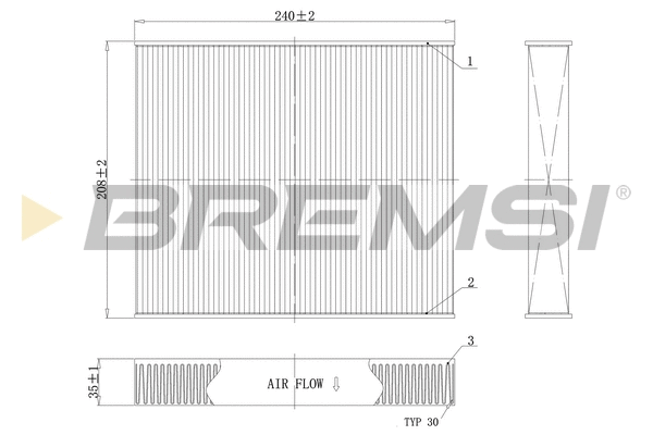 Filter, cabin air (FC0094C)