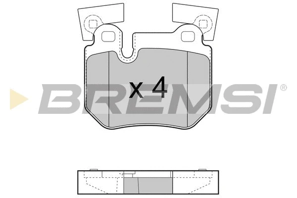 Brake Pad Set, disc brake (BP3473)