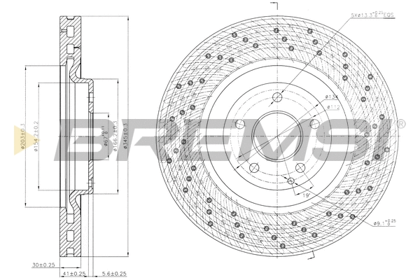Brake Disc (CD7650V)