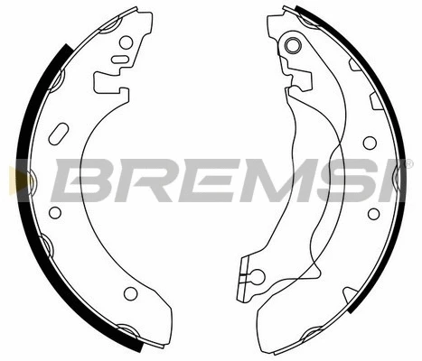 Brake Shoe Set (GF0228)