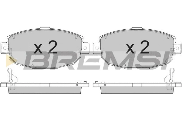 Brake Pad Set, disc brake (BP2856)
