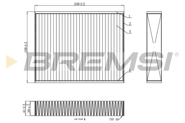 Filter, cabin air (FC0455)