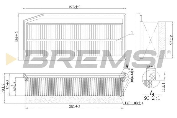 Air Filter (FA1201)