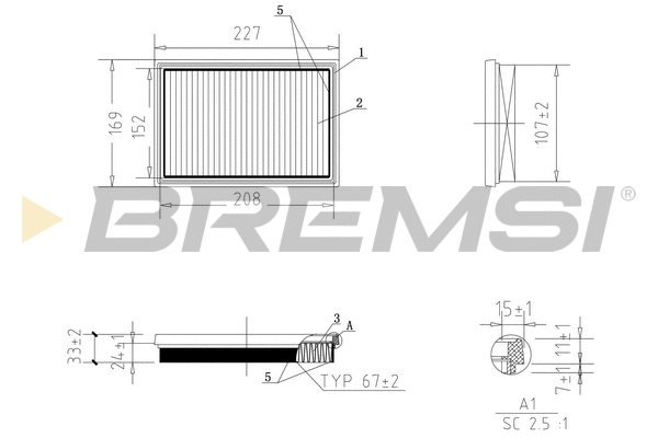 Air Filter (FA1058)