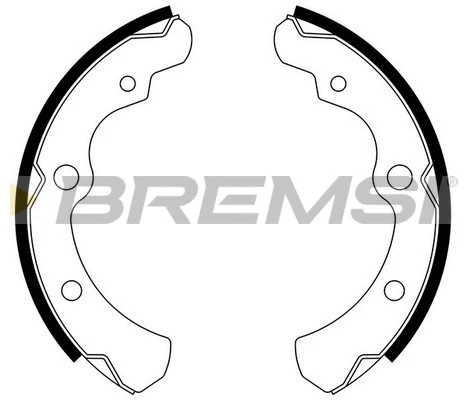 Brake Shoe Set (GF0881)