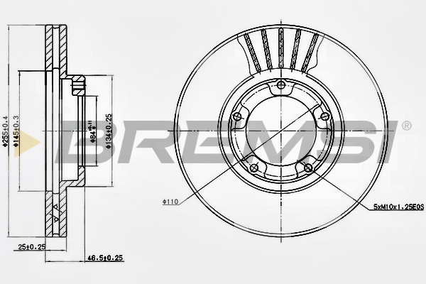 Brake Disc (CD6703V)