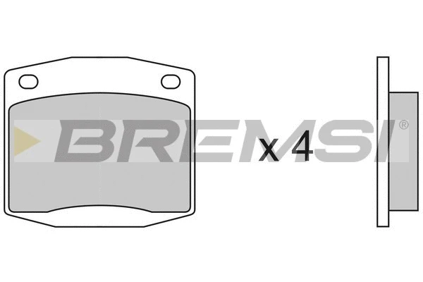 Brake Pad Set, disc brake (BP2116)