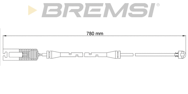 Warning Contact, brake pad wear (WI0515)