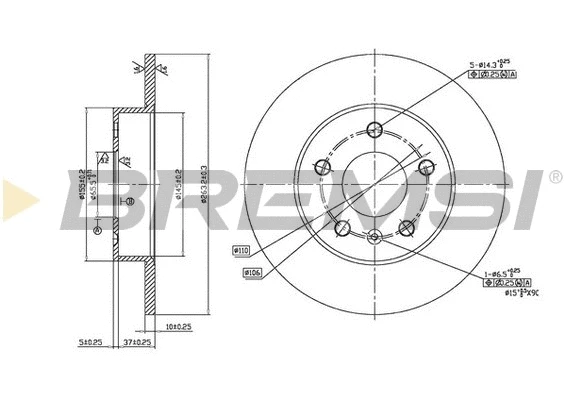 Brake Disc (CD7044S)