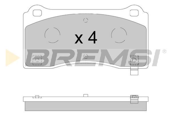 Brake Pad Set, disc brake (BP3900)