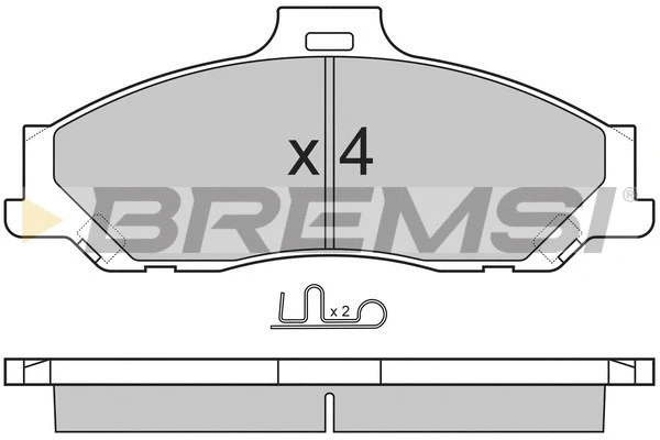 Brake Pad Set, disc brake (BP2905)