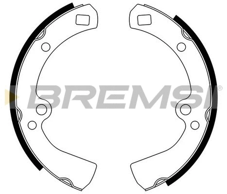 Brake Shoe Set (GF0852)