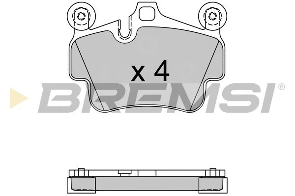 Brake Pad Set, disc brake (BP3564)
