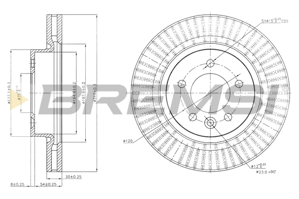 Brake Disc (CD7430V)