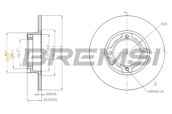 Brake Disc (CD6636S)