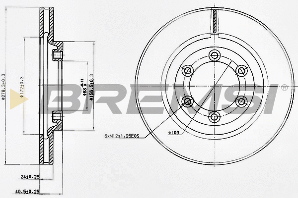 Brake Disc (CD7346V)