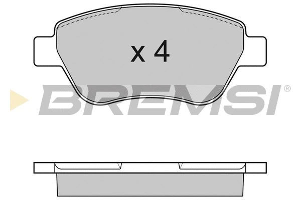 Brake Pad Set, disc brake (BP3040)