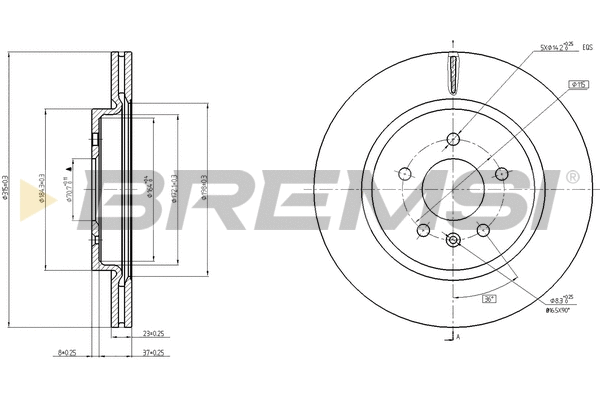 Brake Disc (CD8188V)