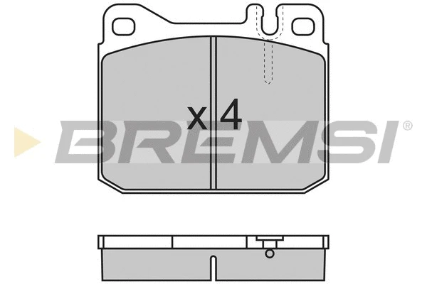 Brake Pad Set, disc brake (BP2172)