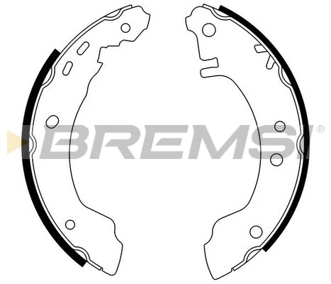 Brake Shoe Set (GF0854)
