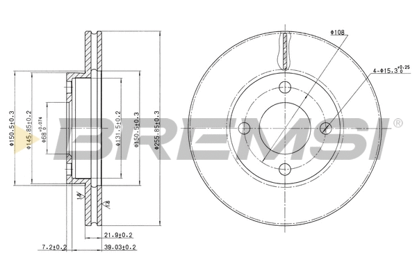 Brake Disc (CD6193V)