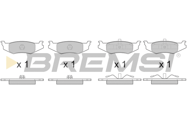 Brake Pad Set, disc brake (BP3390)