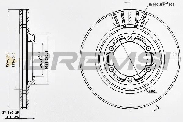 Brake Disc (CD7685V)