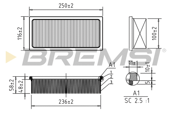 Air Filter (FA1187)