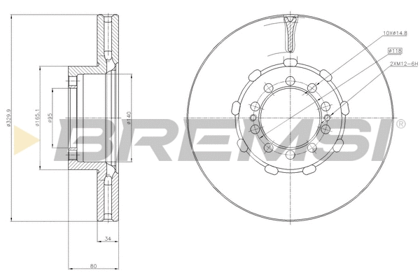 Brake Disc (CD5218V)