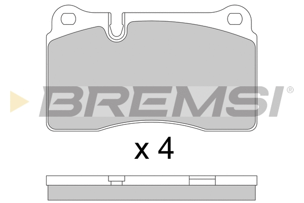 Brake Pad Set, disc brake (BP3815)