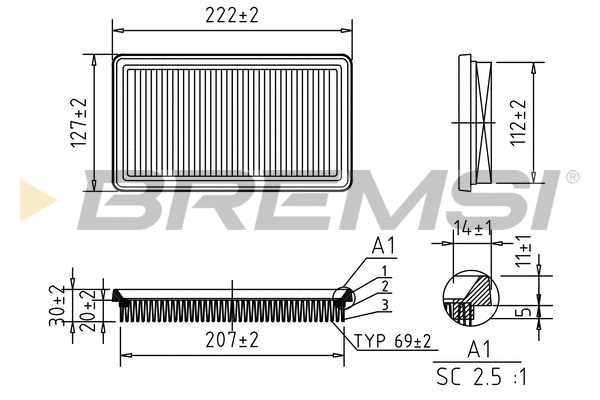 Air Filter (FA0587)