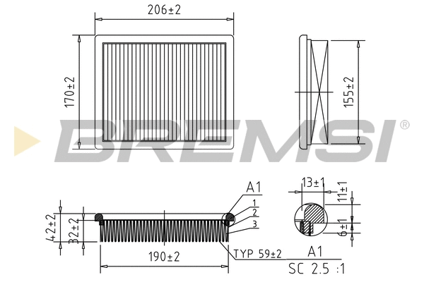 Air Filter (FA0614)