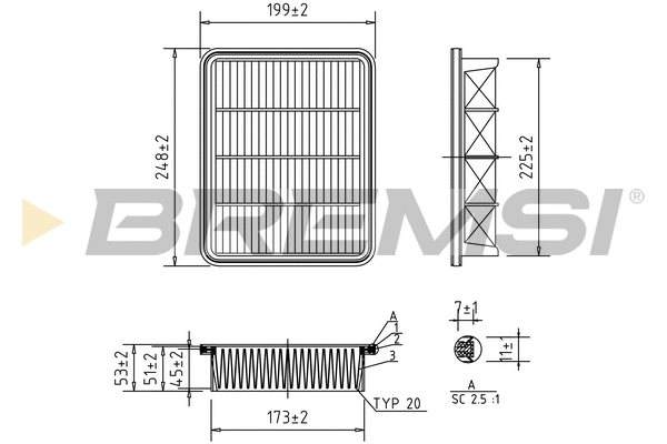 Air Filter (FA1604)
