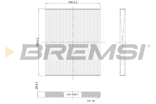 Filter, cabin air (FC0451)