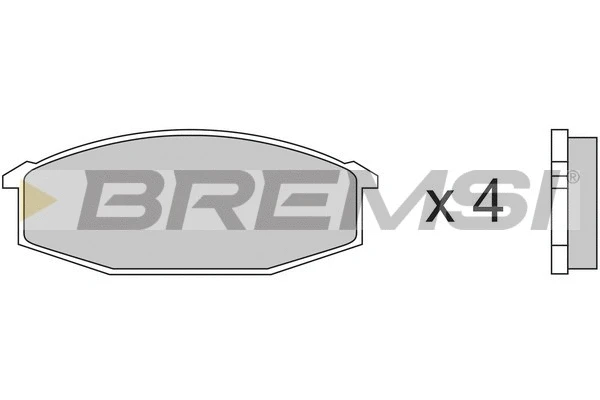 Brake Pad Set, disc brake (BP2180)