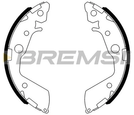 Brake Shoe Set (GF0718)