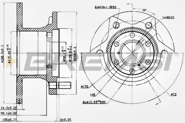 Brake Disc (CD6089S)