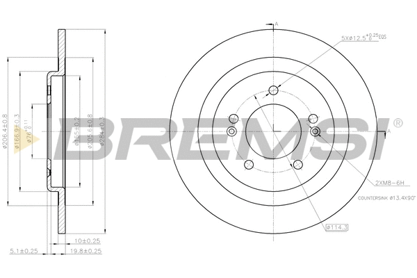 Brake Disc (CD8200S)