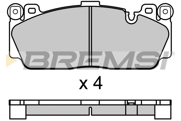 Brake Pad Set, disc brake (BP3691)