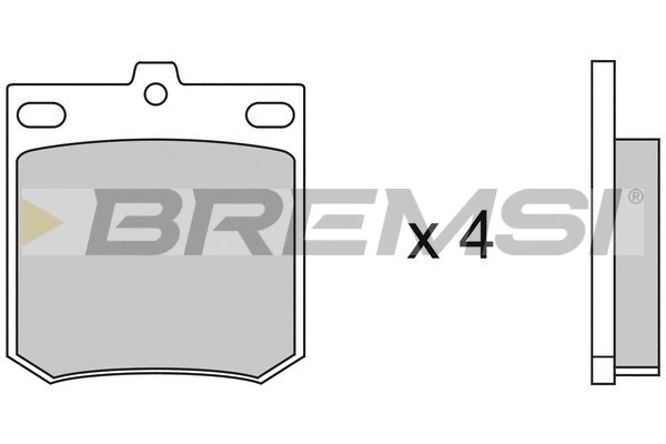 Brake Pad Set, disc brake (BP2049)
