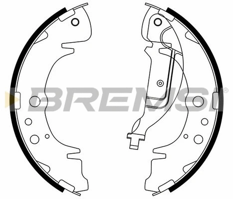 Brake Shoe Set (GF0738)