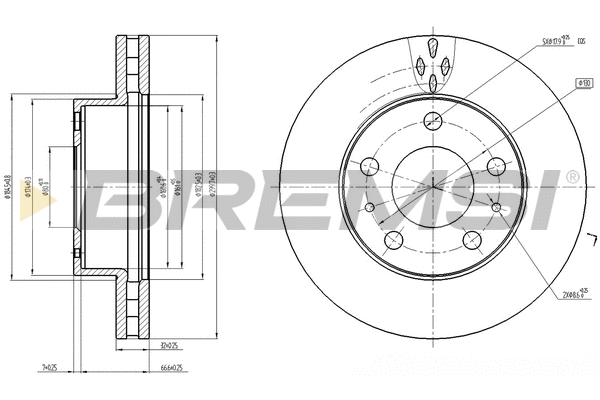 Brake Disc (CD7718V)