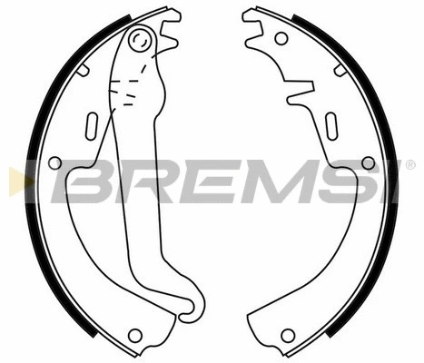 Brake Shoe Set (GF0345)