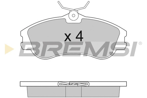 Brake Pad Set, disc brake (BP2921)